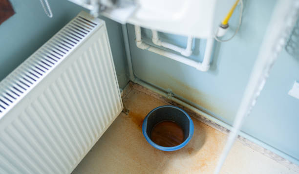 Water damage restoration process in MI